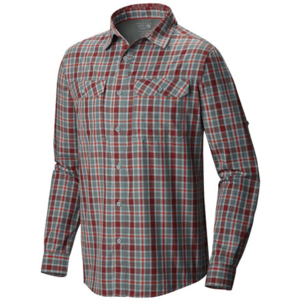 Men's Mountain Hardwear Plaid Button Down Shirt Size Medium